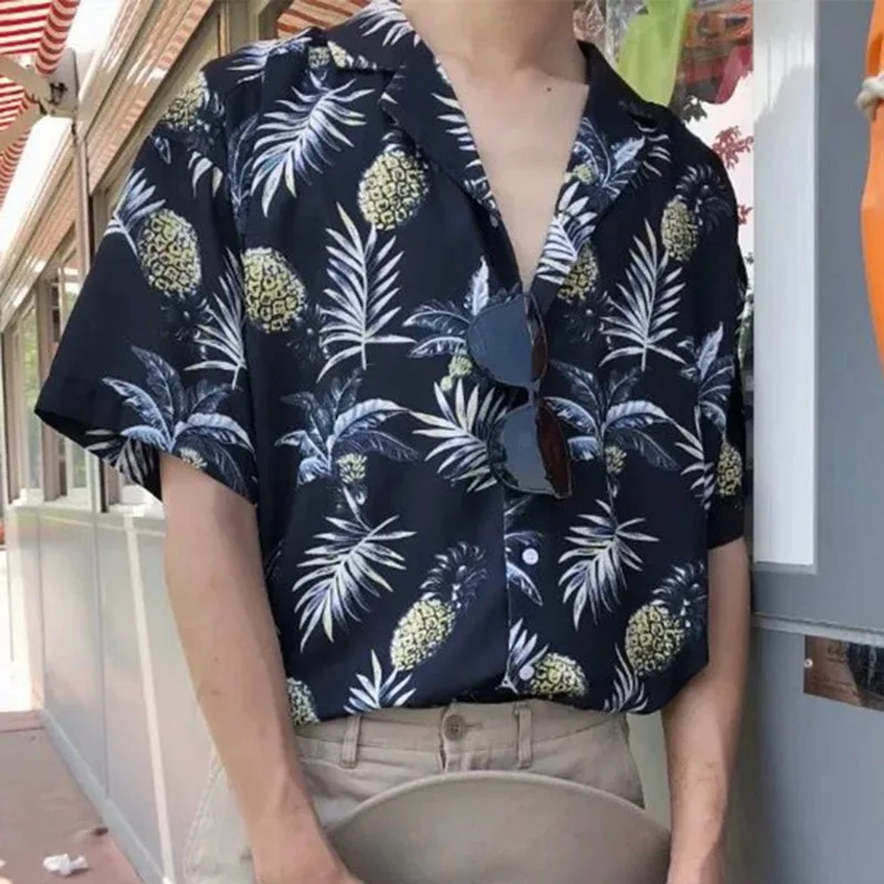 E Harajuku Women Blouse and Tops Printed Vintage Korean Short Sleeve Casual blusas Beach lady shirts Female clothes
E Harajuku Women Blouse and Tops Printed Vintage Korean Short Sleeve Casual blusas Beach lady shirts Female clothes