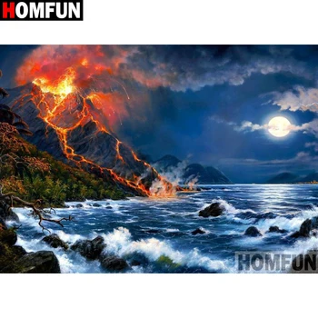 HOMFUN Full Square/Round Drill 5D DIY Diamond Painting "Volcano moon sea" 3D Embroidery Cross Stitch 5D Home Decor A17117
HOMFUN Full Square/Round Drill 5D DIY Diamond Painting "Volcano moon sea" 3D Embroidery Cross Stitch 5D Home Decor A17117