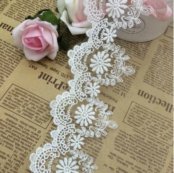 14cm, 14-15yards/lot Top Grade Cotton Embroidered Lace Trim DIY Clothes Lace Applique Trimming Free Shipping Z036
14cm, 14-15yards/lot Top Grade Cotton Embroidered Lace Trim DIY Clothes Lace Applique Trimming Free Shipping Z036