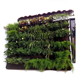 Green Vertical Living Home 16 Pockets Garden Hanging Wall Planter Green Field Pots Grow Container Bags
Green Vertical Living Home 16 Pockets Garden Hanging Wall Planter Green Field Pots Grow Container Bags