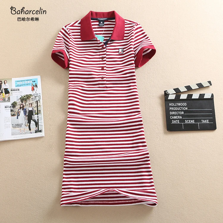 Baharcelin Polo Casual Dresses De Festa T Shirt Femme Summer Tops Clothing woman girl A line Dress Ete Vestidos
Baharcelin Polo Casual Dresses De Festa T Shirt Femme Summer Tops Clothing woman girl A line Dress Ete Vestidos