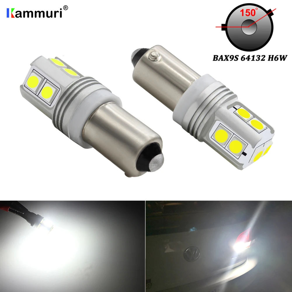 Xenon White Canbus Error Free 10SMD BAX9S H6W LED For car Reverse Lights or Parking Lights, License Plate Lights
Xenon White Canbus Error Free 10SMD BAX9S H6W LED For car Reverse Lights or Parking Lights, License Plate Lights