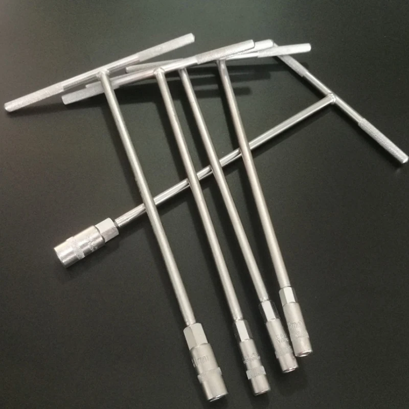 T-type socket wrench T-wrench auto repair manual hex socket wrench repair tool wrench polished chrome metal labor-saving wrench
T-type socket wrench T-wrench auto repair manual hex socket wrench repair tool wrench polished chrome metal labor-saving wrench