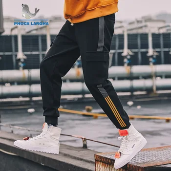 Men's Side Stripe Cargo Harem Pants 2019 Hip Hop Casual Male Tactical Joggers Trousers Fashion Solid Color Streetwear Pants Male
Men's Side Stripe Cargo Harem Pants 2019 Hip Hop Casual Male Tactical Joggers Trousers Fashion Solid Color Streetwear Pants Male