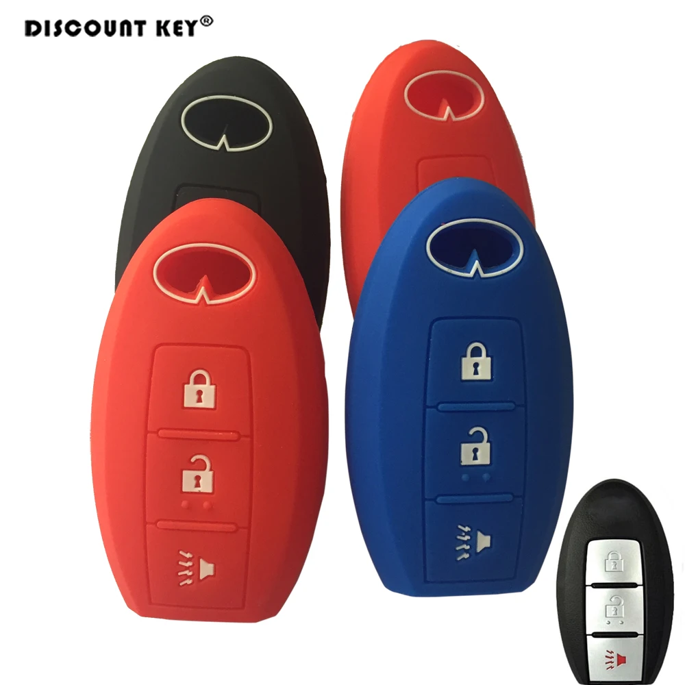 Silicone Rubber Car Key Cover For Infiniti EX35 FX50 G25 G37 M35H M45 M56 Q60 QX50 QX70 JX35 Key Cover Case 3 Button Key Holder
Silicone Rubber Car Key Cover For Infiniti EX35 FX50 G25 G37 M35H M45 M56 Q60 QX50 QX70 JX35 Key Cover Case 3 Button Key Holder