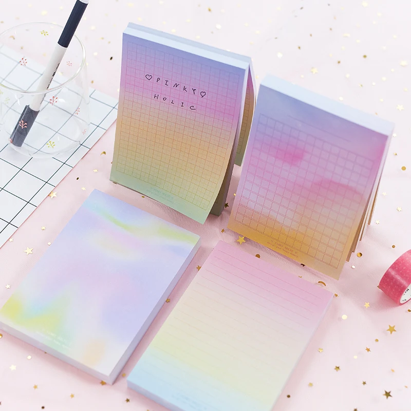 4 pcs/Lot Rainbow color memo note 100 sheets Grid Line colorful notes Stationery Office accessories School study supplies A6337
4 pcs/Lot Rainbow color memo note 100 sheets Grid Line colorful notes Stationery Office accessories School study supplies A6337