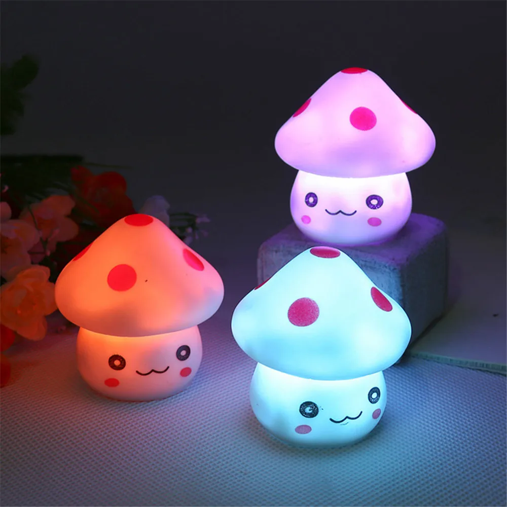 Christmas LED Night Light Lamp Romantic Colorful Mushroom Child Bedroom Desk Bedside Lamp for Baby Kids Christmas Holiday Gifts
Christmas LED Night Light Lamp Romantic Colorful Mushroom Child Bedroom Desk Bedside Lamp for Baby Kids Christmas Holiday Gifts