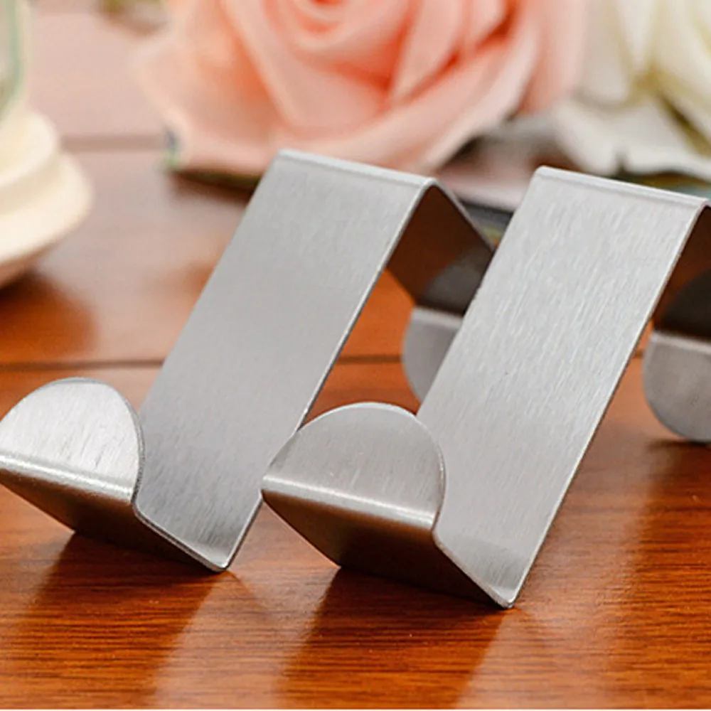 2019 2PC Door Hook Stainless Kitchen Cabinet Clothes Hanger Kitchen Dishcloth Bathroom Tea Towel Grip Holder #T2
2019 2PC Door Hook Stainless Kitchen Cabinet Clothes Hanger Kitchen Dishcloth Bathroom Tea Towel Grip Holder #T2