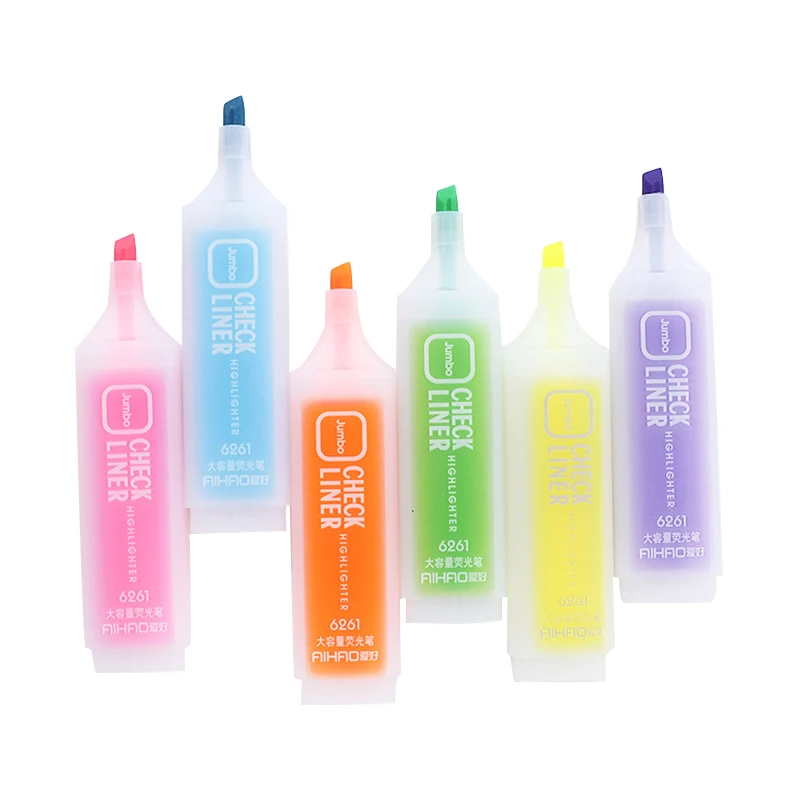 Fluorescent Light Marker Pen Colorful 6pcs/Set Marker Pen Permanent Marker Pens Color Marker Pens for Student Stationery
Fluorescent Light Marker Pen Colorful 6pcs/Set Marker Pen Permanent Marker Pens Color Marker Pens for Student Stationery