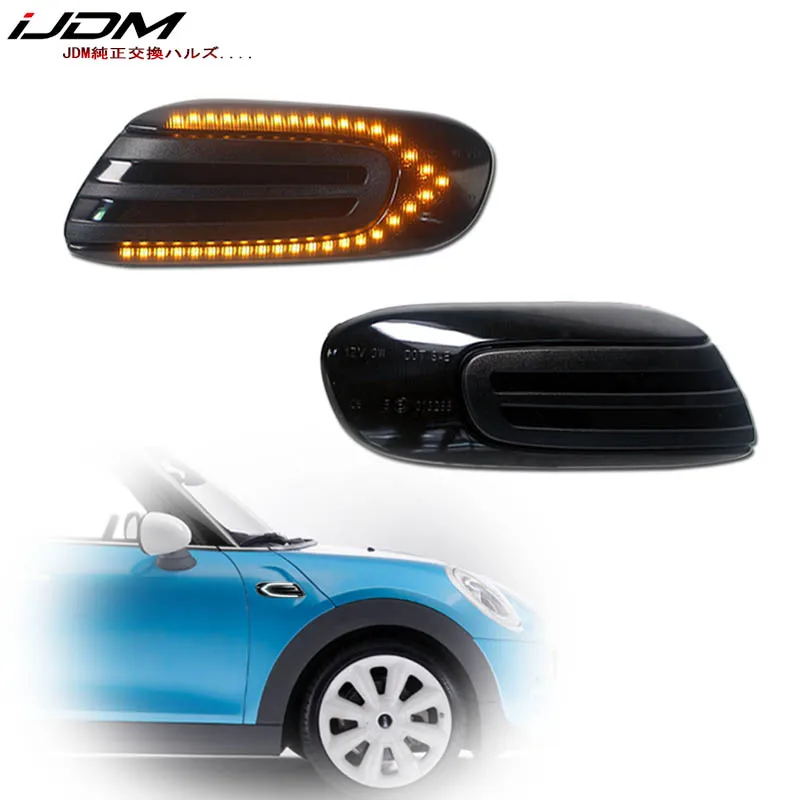 iJDM Smoked Lens Amber/White Switchback LED Side Markers For MINI Cooper F55 F56 F57 Turn Signal/Parking DRL/side marker
iJDM Smoked Lens Amber/White Switchback LED Side Markers For MINI Cooper F55 F56 F57 Turn Signal/Parking DRL/side marker