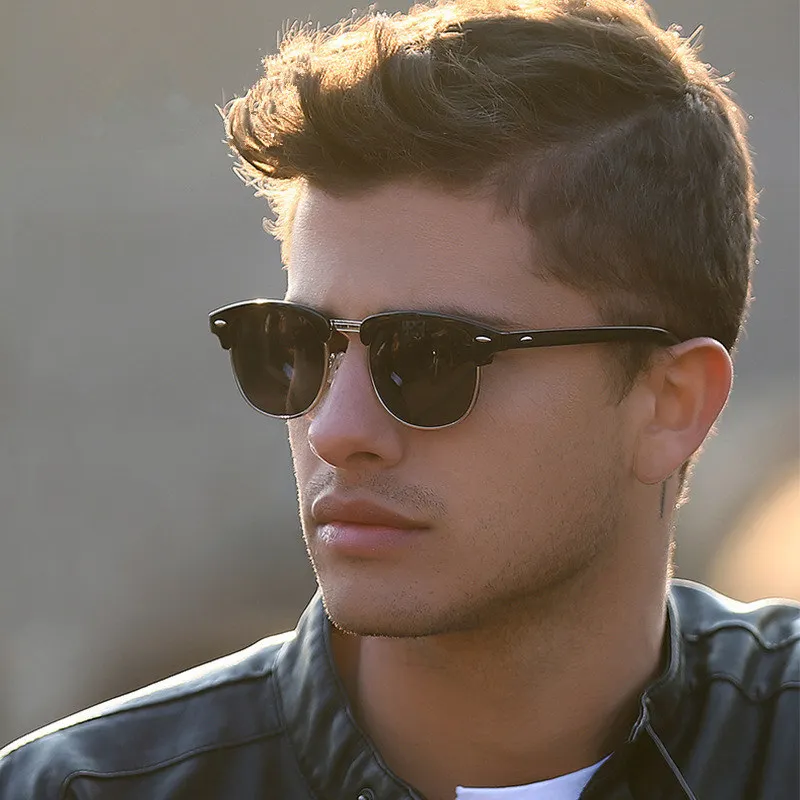 Classic Polarized Sunglasses Men Retro Polarization Sunglass Women Brand Eyewear Vintage Half Frame Polarize Sun glasses
Classic Polarized Sunglasses Men Retro Polarization Sunglass Women Brand Eyewear Vintage Half Frame Polarize Sun glasses