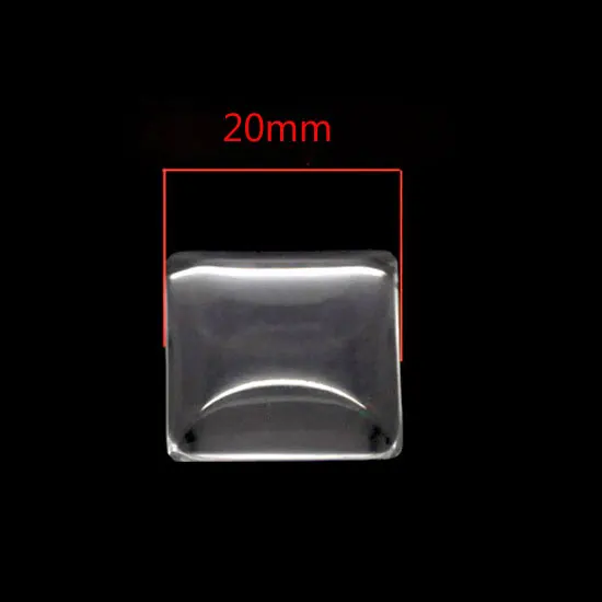 20PCS 20mm Transparent Clear Square Cabochon Glass Dome Tile Seals For Photo Craft Jewelry Make Epoxy Domes
20PCS 20mm Transparent Clear Square Cabochon Glass Dome Tile Seals For Photo Craft Jewelry Make Epoxy Domes