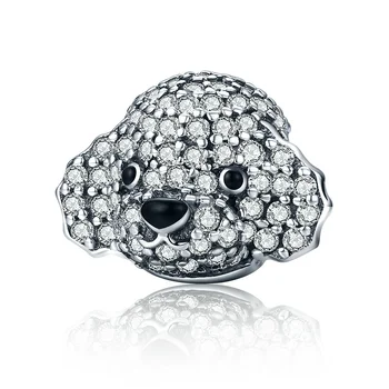 925 Sterling Silver Cute Animal Teddy Head Crystal CZ Charm Beads Fit Pandora Bracelet Jewelry Making Gift SCC152
925 Sterling Silver Cute Animal Teddy Head Crystal CZ Charm Beads Fit Pandora Bracelet Jewelry Making Gift SCC152