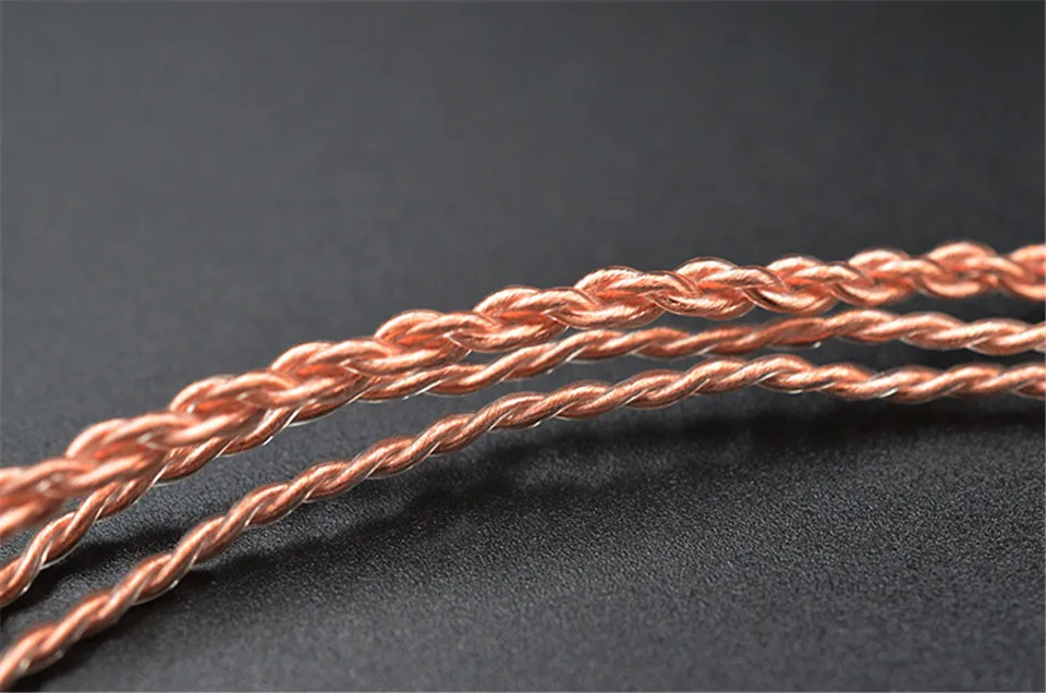 KZ_BA10_Original_Headphones_Cable_Oxygen_Free_Copper_Pink_Gold_Earphone_0.75mm_2Pin_Wire (5)
