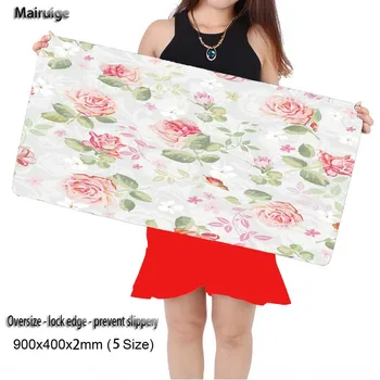 Mairuige Custom White Pink Roses Control Gaming Surface Flower Mouse Pad Computer Notebook Mice Mat Gaming Optical Mice Mats
Mairuige Custom White Pink Roses Control Gaming Surface Flower Mouse Pad Computer Notebook Mice Mat Gaming Optical Mice Mats