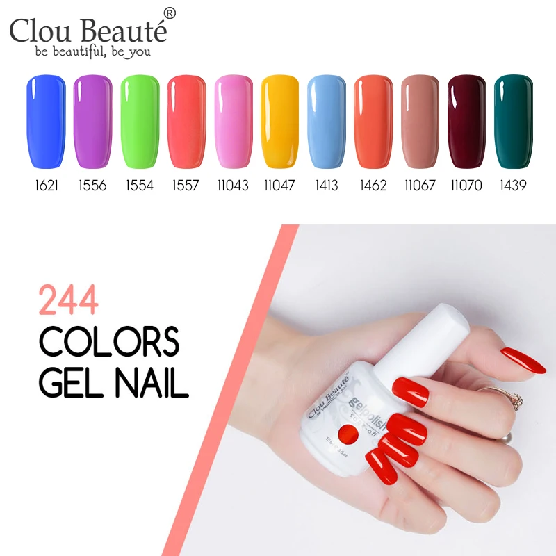 Clou Beaute Gel Nail Polish Soak Off Led Nail Gel Varnish UV Hybrid Nail Art Gel Polish Set Nail Manicure Semi Permanent Vernis
Clou Beaute Gel Nail Polish Soak Off Led Nail Gel Varnish UV Hybrid Nail Art Gel Polish Set Nail Manicure Semi Permanent Vernis