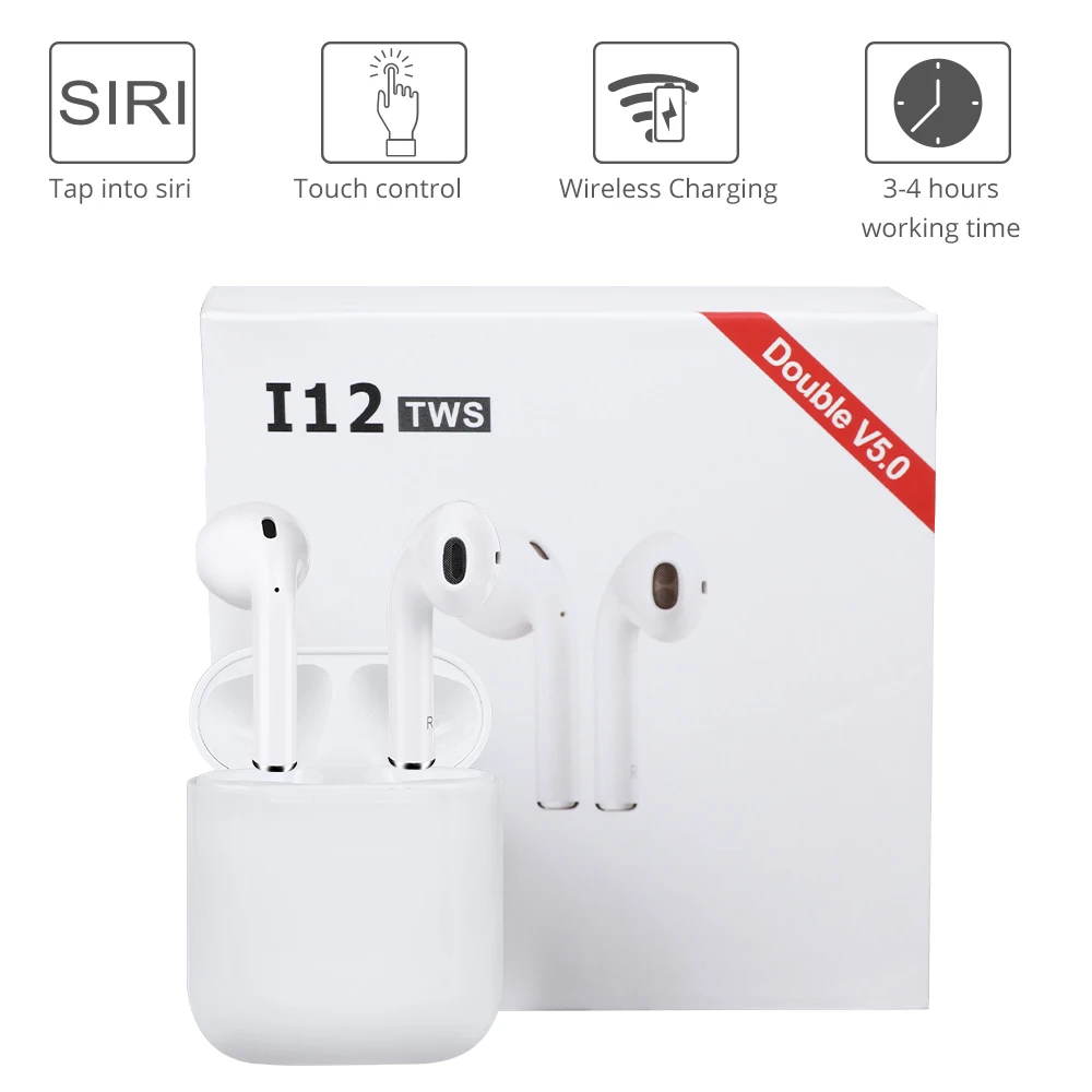 Apods i12 Tws Touch Control Earbuds Bluetooth Earphone 3D Surround Sound & Magnetic Charging case for iPhone Android
Apods i12 Tws Touch Control Earbuds Bluetooth Earphone 3D Surround Sound & Magnetic Charging case for iPhone Android