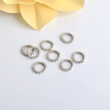50PCS 10MM Antique Silver Plated Zinc Alloy Silver Charms Twisted Rings Diy Handmade Jewelry Findings Accessories
50PCS 10MM Antique Silver Plated Zinc Alloy Silver Charms Twisted Rings Diy Handmade Jewelry Findings Accessories