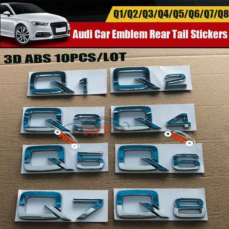 2018 1pcs New Car-styling ABS Auto Emblem For Audi Q1 Q2 Q3 Q4 Q5 Q6 Q7 Q8 logo Letter Stickers Car Tail Rear Boot Decor Badge
2018 1pcs New Car-styling ABS Auto Emblem For Audi Q1 Q2 Q3 Q4 Q5 Q6 Q7 Q8 logo Letter Stickers Car Tail Rear Boot Decor Badge