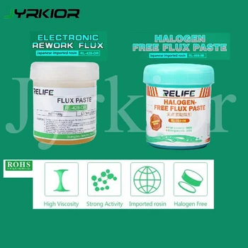 Jyrkior Ori Relife Halogen Free Lead-Free Japan Import Rosin Soldering Paste Flux Solder Ball Flux For Phone Mainboard Repair
Jyrkior Ori Relife Halogen Free Lead-Free Japan Import Rosin Soldering Paste Flux Solder Ball Flux For Phone Mainboard Repair
