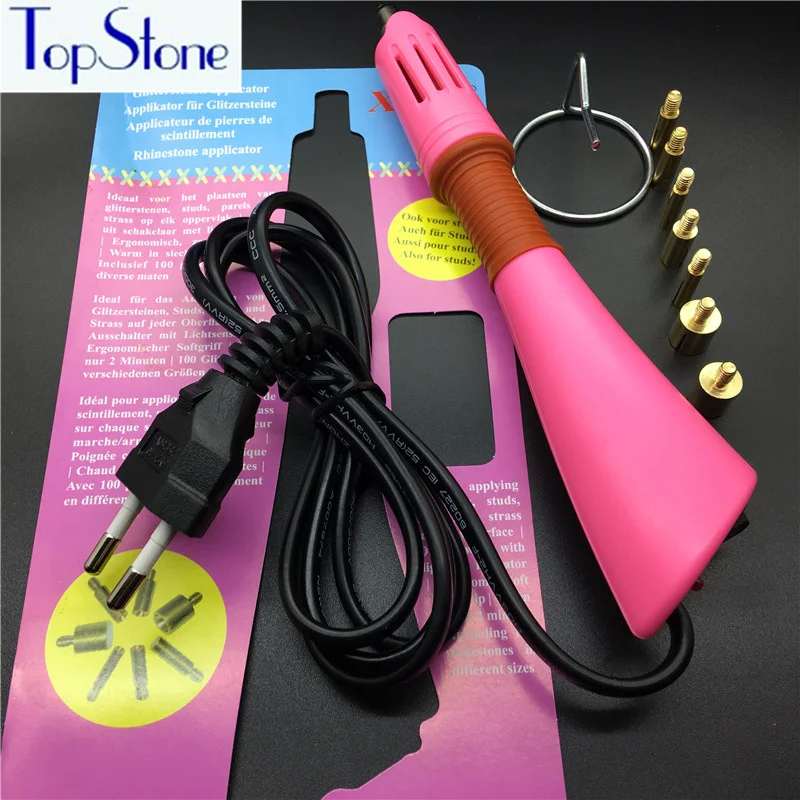 TopStone implified hotfix applicator set fast heat gun easy operate hot fix wand iron on machine diy rhinestone applicator
TopStone implified hotfix applicator set fast heat gun easy operate hot fix wand iron on machine diy rhinestone applicator