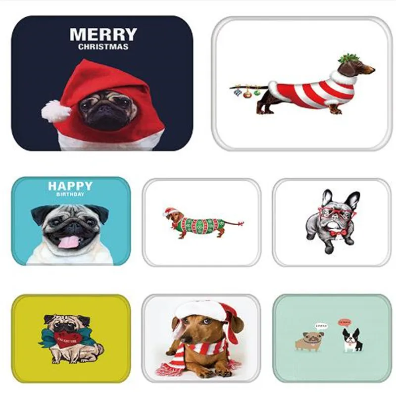Entrance Door Mats Christmas Dog Funny Pug French Bulldog Kitchen Living Room Rug Waterproof Anti-Slip Bathroom Carpet
Entrance Door Mats Christmas Dog Funny Pug French Bulldog Kitchen Living Room Rug Waterproof Anti-Slip Bathroom Carpet