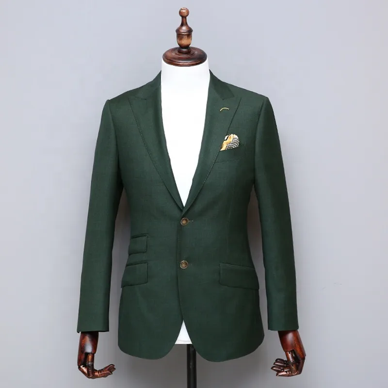 Custom Made Men Green Suits Bespoke Classic Colorful Wedding Suits For Men Tailor Made Groom Suit High Wool Tuxedos For Men
Custom Made Men Green Suits Bespoke Classic Colorful Wedding Suits For Men Tailor Made Groom Suit High Wool Tuxedos For Men