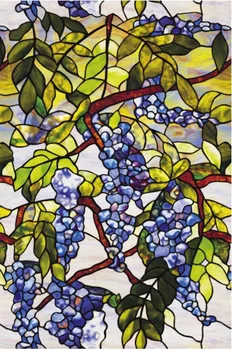 Stained glass film Grape Floral Plant Vine Stained Window Glass Film Privacy Protection Decorative Window Film Length 10m
Stained glass film Grape Floral Plant Vine Stained Window Glass Film Privacy Protection Decorative Window Film Length 10m