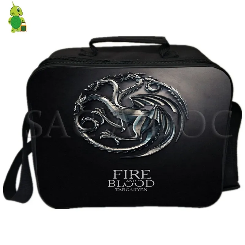 Game of Thrones Targaryen Stark Lunch Bag Fresh Keeping Ice Cooler Bag Thermal Insulation Bag Women Men Picnic Camping Bags
Game of Thrones Targaryen Stark Lunch Bag Fresh Keeping Ice Cooler Bag Thermal Insulation Bag Women Men Picnic Camping Bags