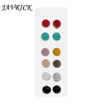 JAVRICK 12 Pairs Muslim Multi-Use Rhinestone Magnetic Scarf Brooches Round Hijab Pins
JAVRICK 12 Pairs Muslim Multi-Use Rhinestone Magnetic Scarf Brooches Round Hijab Pins