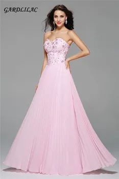 2017 New Sweetheart Long Prom Dress Appliques Crystal Bead Evening prom dress Chiffon Bridesmaid Dresses
2017 New Sweetheart Long Prom Dress Appliques Crystal Bead Evening prom dress Chiffon Bridesmaid Dresses