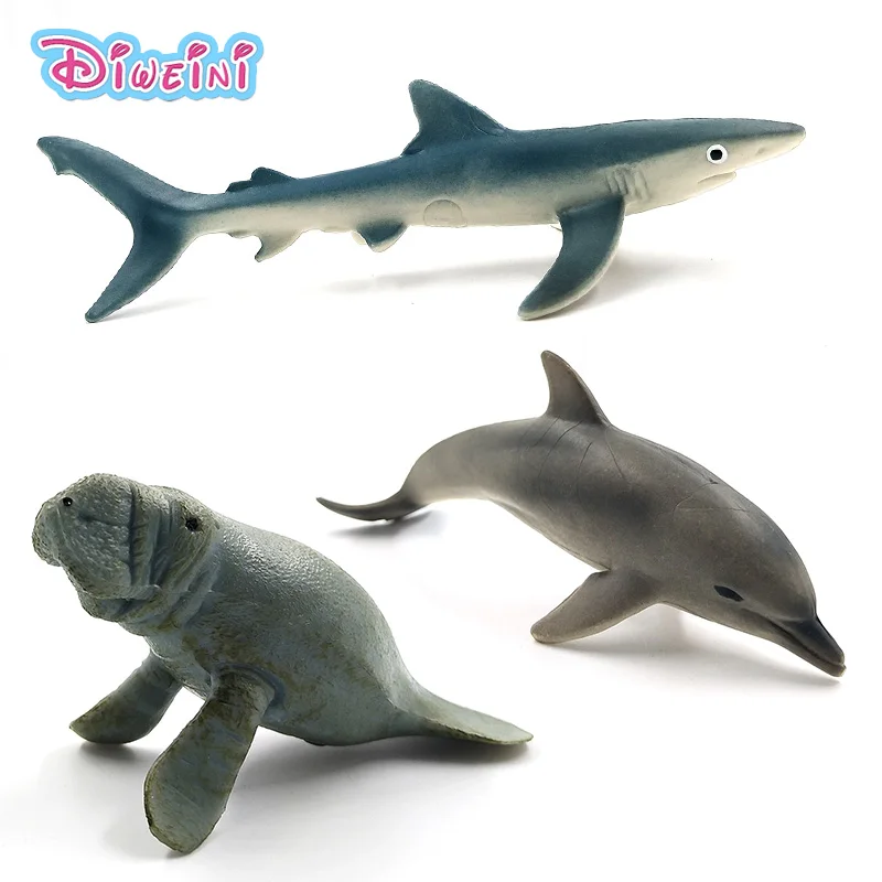 Simulation Sea Blue Shark Manatee Dolphin figure plastic animals model fairy craft figurine home decoration decor Gift For Kids
Simulation Sea Blue Shark Manatee Dolphin figure plastic animals model fairy craft figurine home decoration decor Gift For Kids