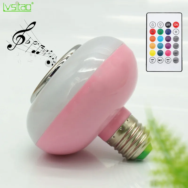 12W led Bluetooth Music bulb Lamp home party atmosphere effect lights Speaker smart remote control RGBW Multi color E27 led bulb
12W led Bluetooth Music bulb Lamp home party atmosphere effect lights Speaker smart remote control RGBW Multi color E27 led bulb