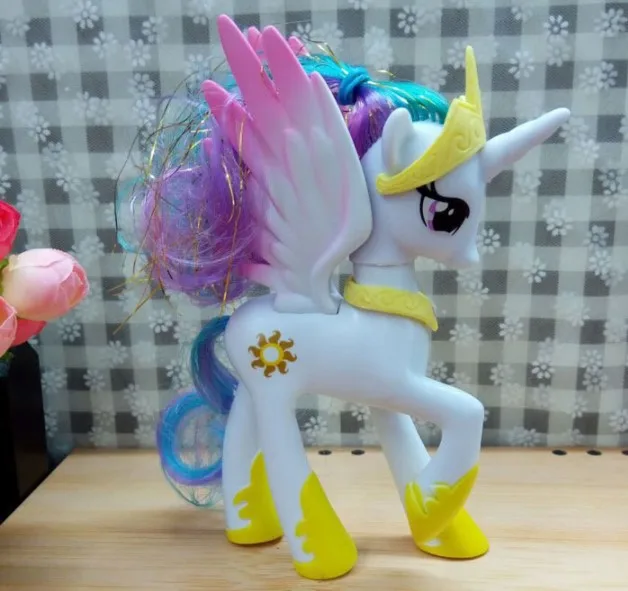 Little lovely Pony Toys Princess Celestia Luna Pinkie Pie Rainbow Dash Unicorn PVC Action Figure Collection Model Doll For Girl
Little lovely Pony Toys Princess Celestia Luna Pinkie Pie Rainbow Dash Unicorn PVC Action Figure Collection Model Doll For Girl