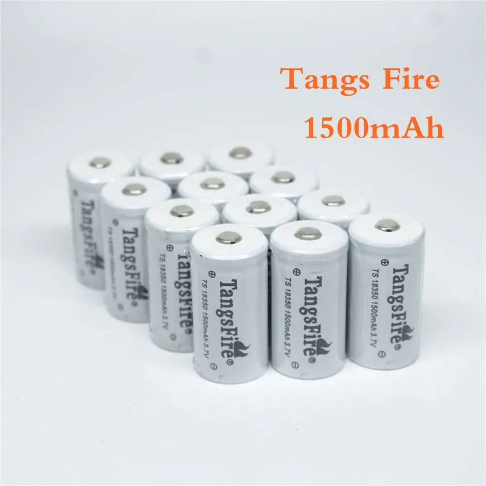 GENUINE/OriginaTangs Fire 2pcs new 18350 1500mAh rechargeable lithium-ion battery for electronic cigarettes and flashlights
GENUINE/OriginaTangs Fire 2pcs new 18350 1500mAh rechargeable lithium-ion battery for electronic cigarettes and flashlights