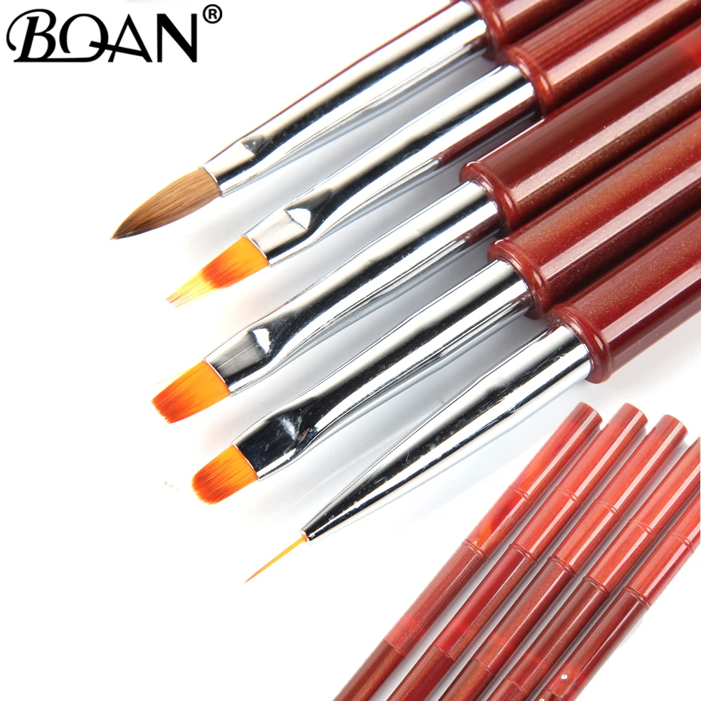BQAN 5PC Professional Nail Art Brush Set Line Drawing Painting Pen UV Gel Polish Designs Acrylic Perfect Manicure Books On Tools
BQAN 5PC Professional Nail Art Brush Set Line Drawing Painting Pen UV Gel Polish Designs Acrylic Perfect Manicure Books On Tools