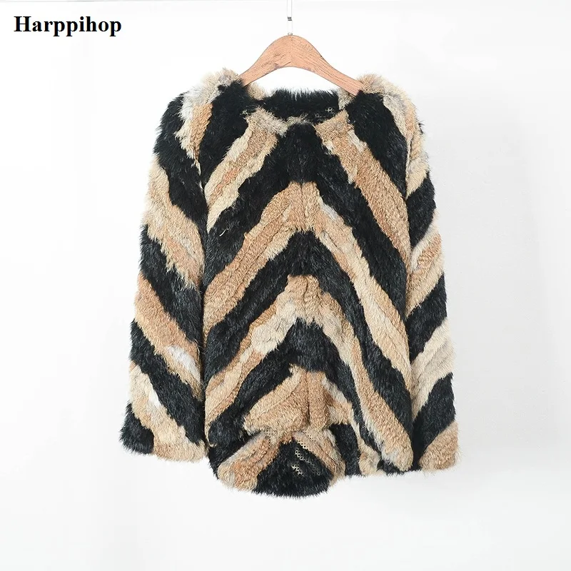 real rabbit fur jackets knitted Fur Outwear Made by two-color stripe real fur coat fur coats Wholesale and Retail Happihop new
real rabbit fur jackets knitted Fur Outwear Made by two-color stripe real fur coat fur coats Wholesale and Retail Happihop new