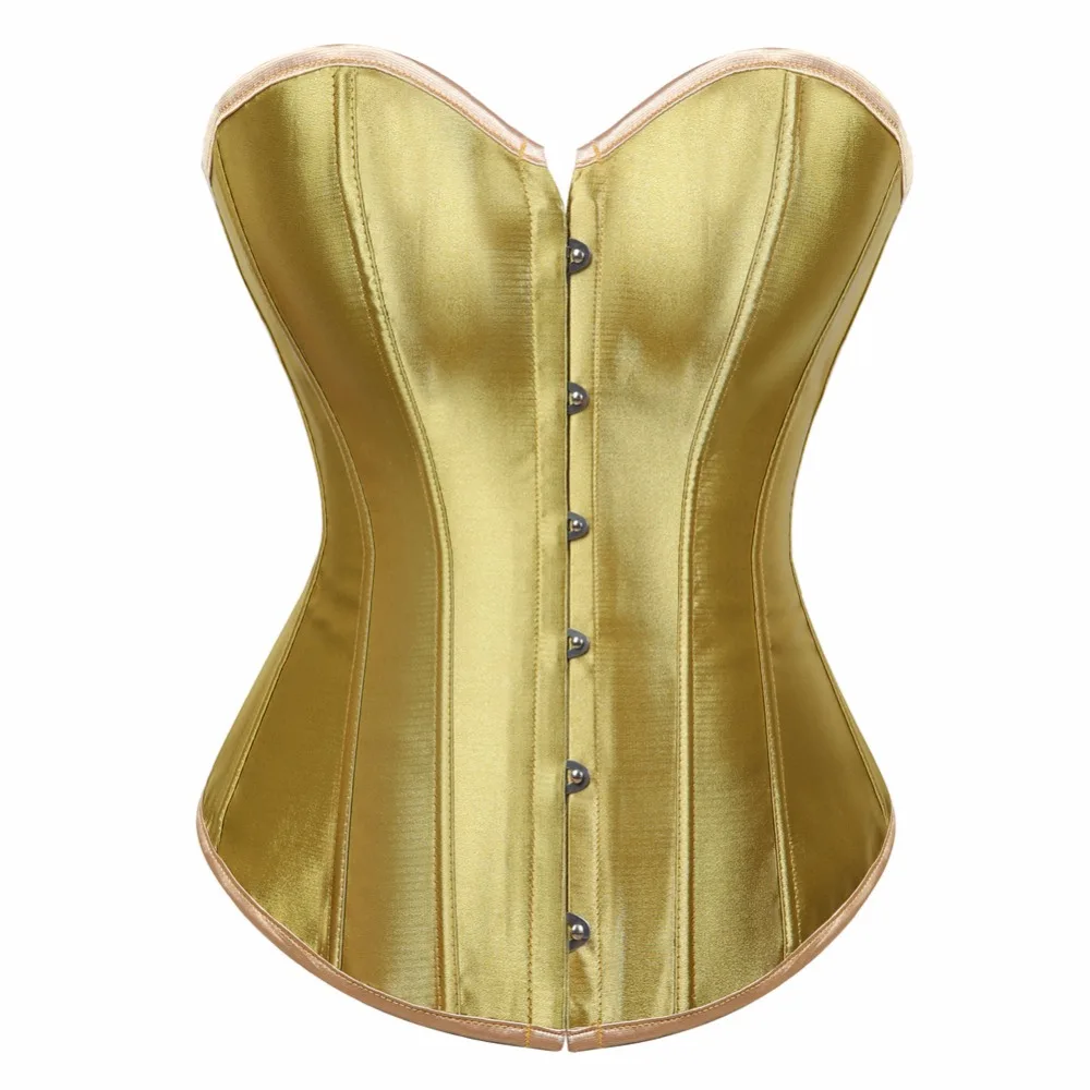Caudatus New Women Satin Sexy Bustier Top Vintage Lace up Boned Bridal Corset Overbust Brocade Plus Size White Blue Korsett
Caudatus New Women Satin Sexy Bustier Top Vintage Lace up Boned Bridal Corset Overbust Brocade Plus Size White Blue Korsett