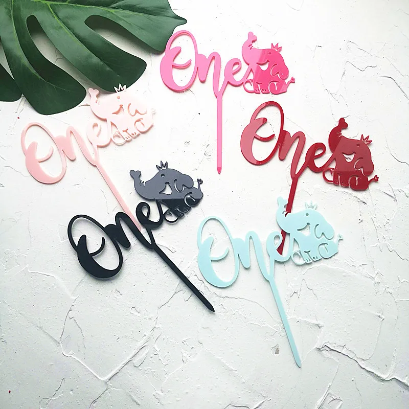 "One Two Three" Acrylic Cake Topper Crown Elephant Cupcake Topper For Kids Birthday Party Cake Decorations Supplies Baby Shower
"One Two Three" Acrylic Cake Topper Crown Elephant Cupcake Topper For Kids Birthday Party Cake Decorations Supplies Baby Shower