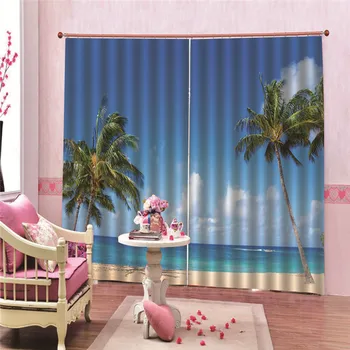 Beach coconuts High grade Precision Jacquard Curtain Fabric Curtains Embroidered Sheer For Living Room bedroom accessoires
Beach coconuts High grade Precision Jacquard Curtain Fabric Curtains Embroidered Sheer For Living Room bedroom accessoires