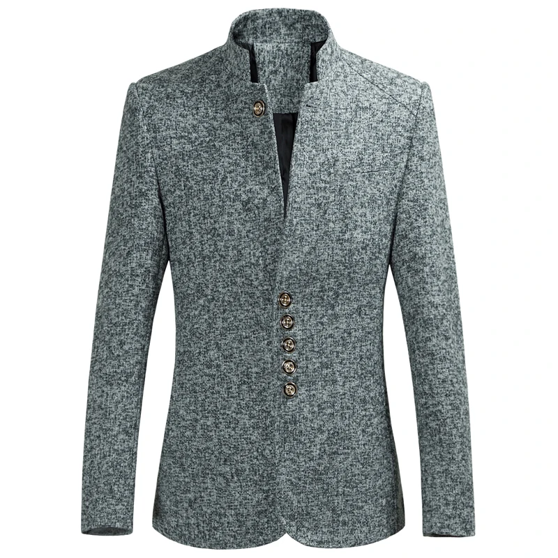 JZ CHIEF Elegant Tweed blazers Men 2018 Chinese Style Mandarin Collar Blazer Jacket Casual Blazer Suits Slim Fit Jacket Coat 6XL
JZ CHIEF Elegant Tweed blazers Men 2018 Chinese Style Mandarin Collar Blazer Jacket Casual Blazer Suits Slim Fit Jacket Coat 6XL
