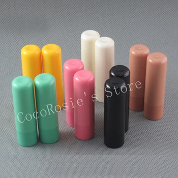 50PCS Empty coloful lip balm tube 4g high quality lipstick tube DIY lip balm container
50PCS Empty coloful lip balm tube 4g high quality lipstick tube DIY lip balm container