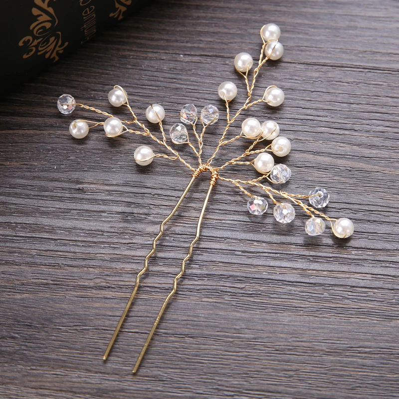 FORSEVEN-Wedding-Crystal-Pearl-Hair-pins-For-Gold-Bridal-Hair-Accessories-Fashion-Women-Hair-Clips-Many