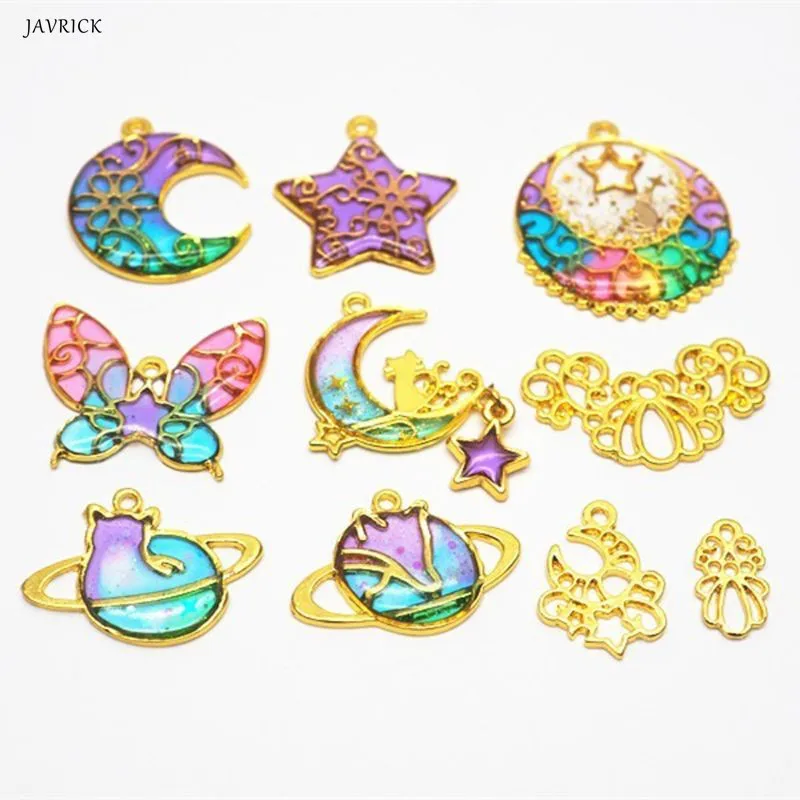 10Pcs Accessories For Jewelry Butterfly Moon Star Blank Frame Pendant Open Bezel Setting UV Resin Jewelry
10Pcs Accessories For Jewelry Butterfly Moon Star Blank Frame Pendant Open Bezel Setting UV Resin Jewelry