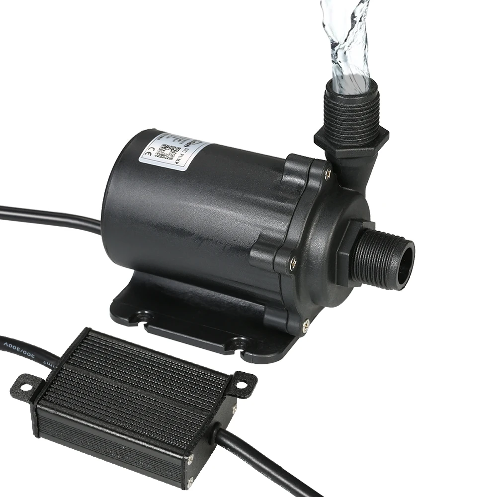 24V 91.2W 1500L/H 15m Brushless Water Pump Waterproof Submersible Pump for Aquarium Fish Tank Fountain Pond Hydroponic Systems
24V 91.2W 1500L/H 15m Brushless Water Pump Waterproof Submersible Pump for Aquarium Fish Tank Fountain Pond Hydroponic Systems