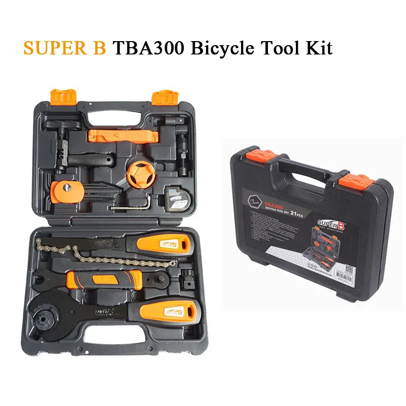 Taiwan Super B TBA300 Bicycle Tool Kit Bike Repair Tools Professional for MTB Road Bike BMX
Taiwan Super B TBA300 Bicycle Tool Kit Bike Repair Tools Professional for MTB Road Bike BMX