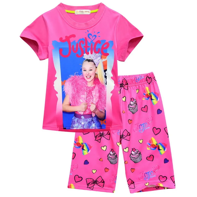 JOJO Siwa baby girl clothes Sleepwear kids baby summer clothes t-shirt + shorts 2pcs sets children clothing Tracksuit 4-12Y
JOJO Siwa baby girl clothes Sleepwear kids baby summer clothes t-shirt + shorts 2pcs sets children clothing Tracksuit 4-12Y