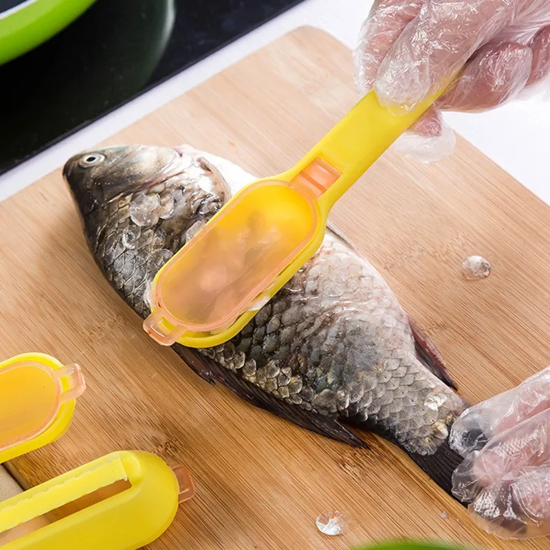 Practical Cover With Scales Plane Color Random Plastic Fish Skin Scraper Cleaner Brush Cooking Tool Holder Kitchen Knife
Practical Cover With Scales Plane Color Random Plastic Fish Skin Scraper Cleaner Brush Cooking Tool Holder Kitchen Knife