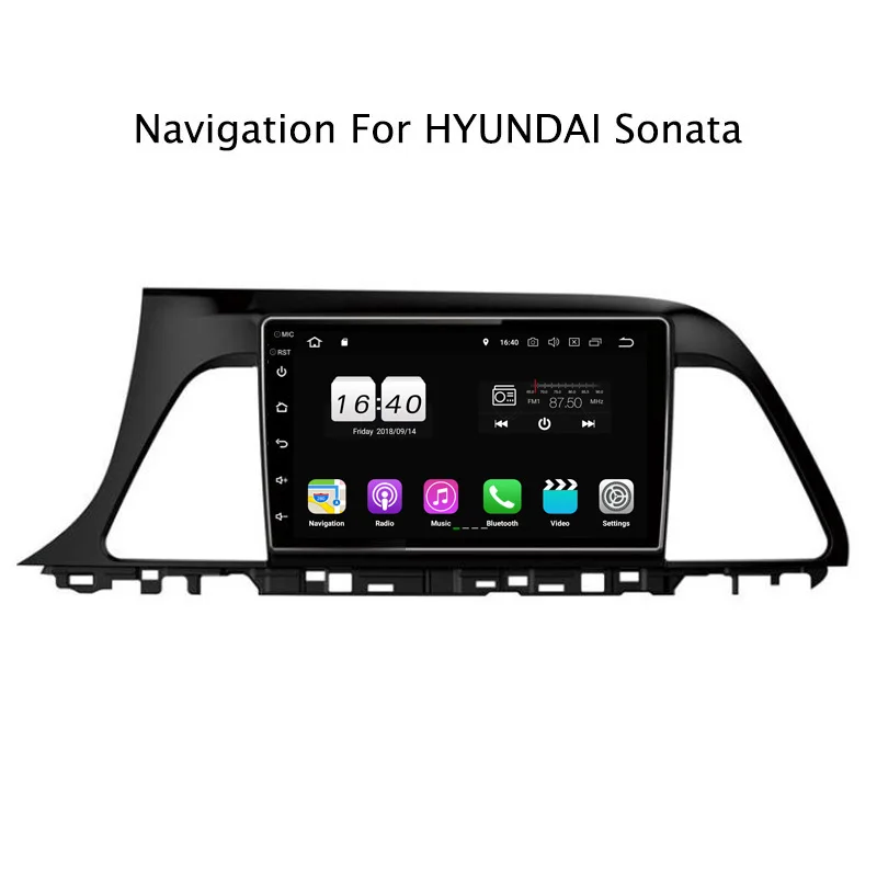 9 "2G ram 16G rom Android 8 1 автомобильный DVD мультимедийный плеер для hyundai Sonata 2016 2017 2018 gps