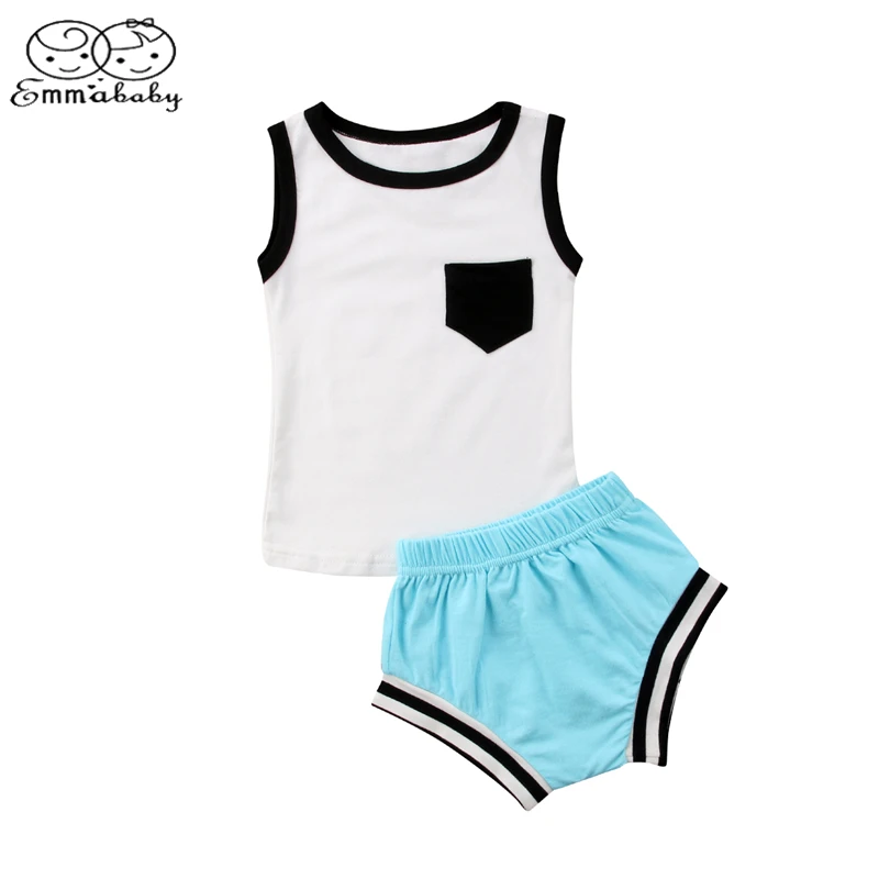 Emmababy Newborn Infant Baby Boy Girl Sleeveless T shirt Vest Tops+Triangle shorts 2Pcs Set Outfits Summer Clothes
Emmababy Newborn Infant Baby Boy Girl Sleeveless T shirt Vest Tops+Triangle shorts 2Pcs Set Outfits Summer Clothes